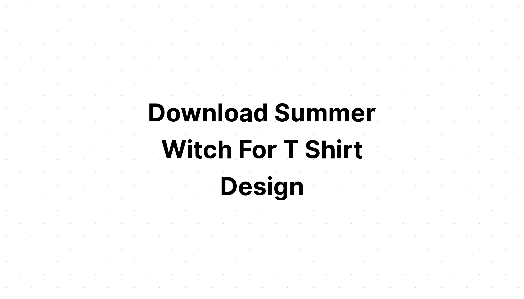 Download Summer Shirt Design SVG File